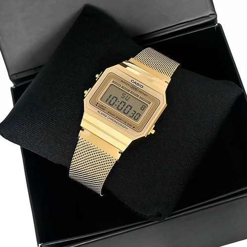 Relógio Casio  Feminino Vintage Slim Dourado A700wmg-9adf 