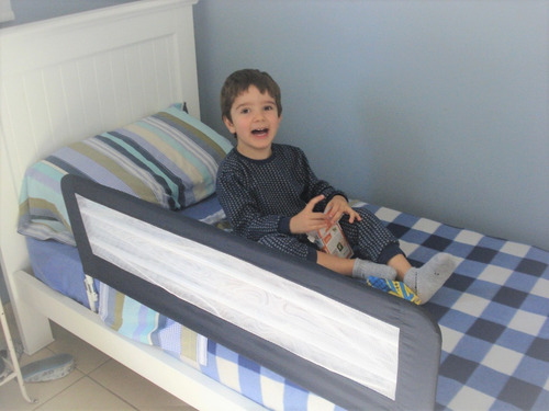 Imagen 3 de 5 de Baransik - Baranda Cama Infantil Doble Seguridad Varón