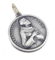 Comprar Medalla San Francisco De Asís - Cadena + Grabado - 20mm \u002F Al