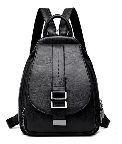 Imagen 1 de 8 de Mochila Dama Eco Cuero Bolso De Mujer Importado Cod: 1199