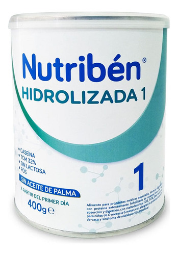 Formula Infantil Nutriben Hidrolizada 1 X 400g