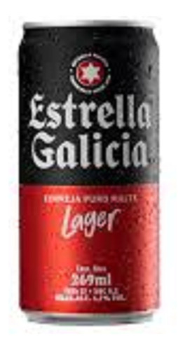 Pack Com 12 Cerveja Estrella Galicia 269ml