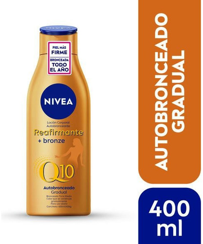 Loción Corporal Nivea Q10 Autobronceante + Reafirmante 400ml