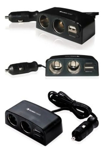 Cargador Usb 12v De Auto Multi-power Hub Diginet