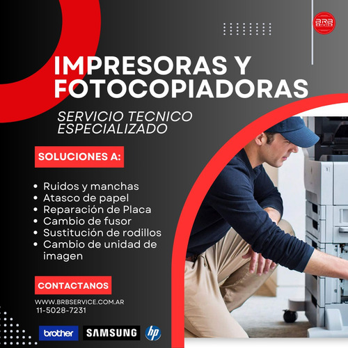Servicio Técnico Y Reparación De Impresoras Laser B&n
