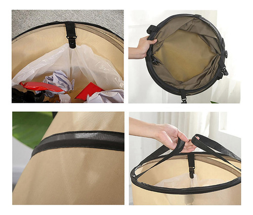 Y 2 Cubos De Basura For Jardiner, Plegables, Reutilizables,