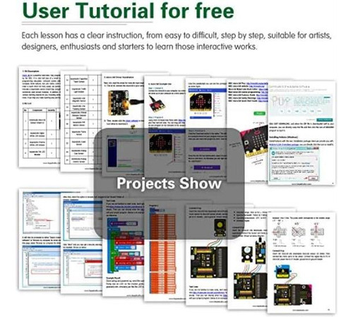 Keyestudio Kit De Inicio De 45 Sensores Para Bbc Microbit V2