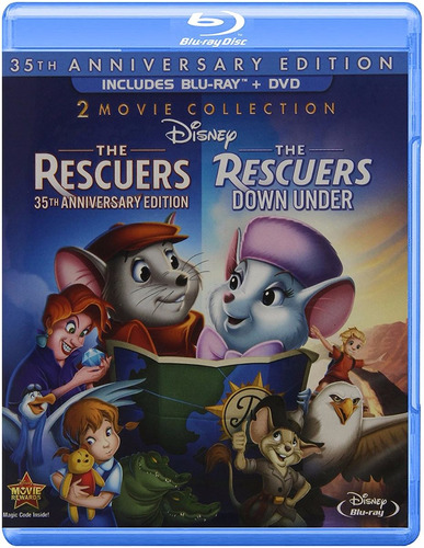 Blu-ray + Dvd The Rescuers / Bernardo Y Bianca / 2 Films