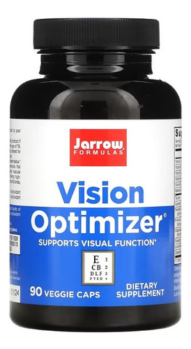 Suplemento en cápsula Jarrow Formulas  Fórmulas para los ojos Vision Optimizer taurina en botella de 120mL 90 un