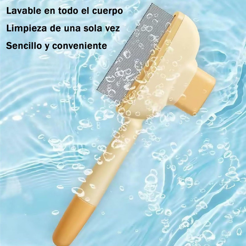. 2 Peines Para Mascotas Autolimpiantes,elimina Enredos Y