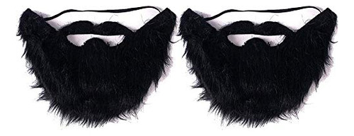 Bigotes Auto Adhesivo - 2pcs Parte Del Disfraz Hombre Yzn8b