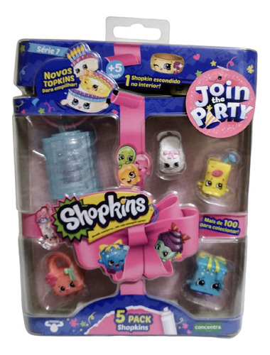 Shopkins De Fiesta Pack De 5 Originales