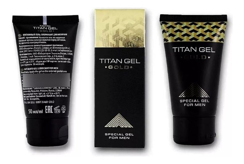 Titan Gel Original Alargador Caballero Lubricante Gold 1 Pza