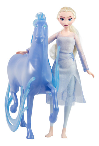 Boneca Elsa Com Cavalo Nook Do Filme Frozen 2 Disney