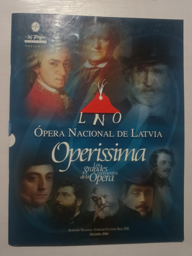 Ópera Nacional De Latvia Programa Y Guía Auditorio Nacional 