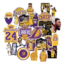 Comprar Stickers Calcos Basquet Nba Los Angeles Lakers Para Termos