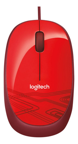 Mouse Óptico Logitech M105-roj / 2959 Usb Rojo 3 Botones