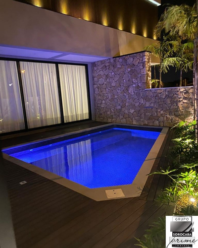Imagem 15 de 19 de Porteira Fechada Sobrado Com 3 Dormitórios À Venda, 281 M² Por R$ 2.140.000 - Condomínio Chácara Ondina - Sorocaba/sp - Ca00090 - 68679715