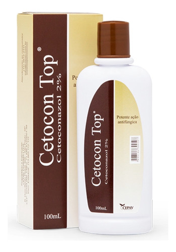 Shampoo Cetocon Top 2% Cepav Cães E Gatos - 100ml Fragrância Neutro