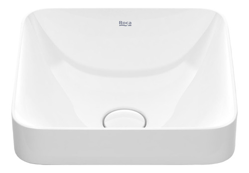 Roca Inspira Square bacha de baño de apoyar 37x37cm color blanco