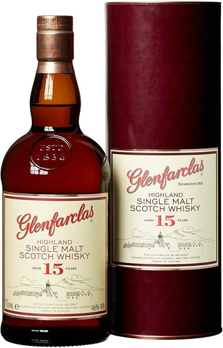 Glenfarclas 15 Años Single Malt Scotch Whisky 46% Estuche