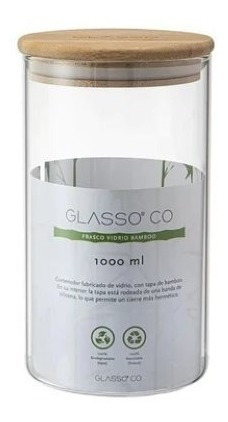 Frasco De Bamboo 1000 Ml