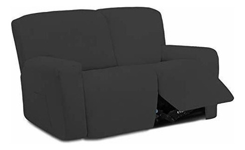 Funda Elastica Microfibra Sofa Reclinable 2 Cuerpos 6 Piezas