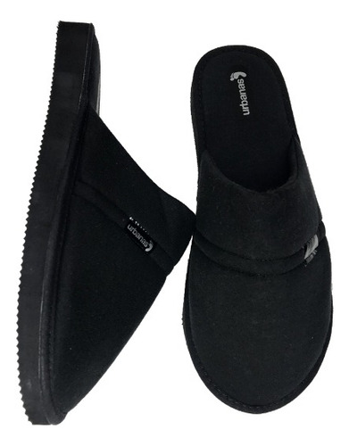 Pantuflas Cerradas Hombre/ Negro Urbanas