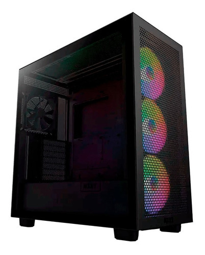 Gabinete Gaming Nzxt H7 Flow Rgb Cm-h71fb-r1 Color Negro