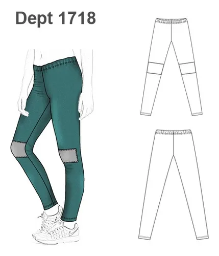 comprar Molde, Patrón Licra Pitillo Deportiva Mujer