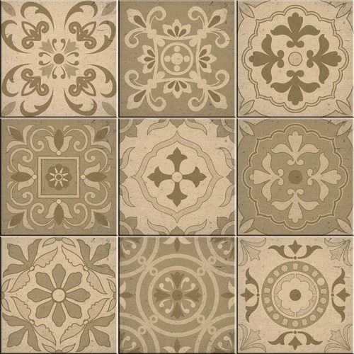 Azulejos Decorativos Leiria A Kit Com 9 Peças 15x15.