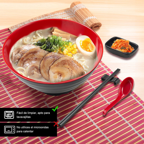 Tazón De Ramen (para 4 Personas), Juego De Tazones De
