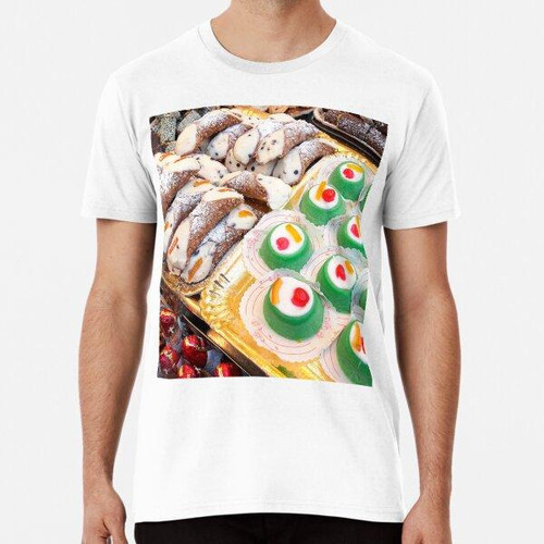 Remera Cannoli Siciliano Y Cassata Algodon Premium