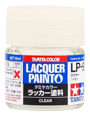 Pintura 10 Ml. Tamiya Lacquer Lp-9 Clear Lp9 Modelismo