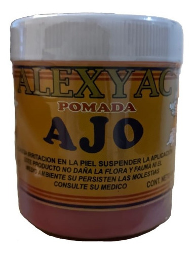 Pomada Para Masaje De Ajo 120 Gr