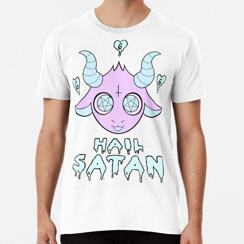 Remera Todos Granizan Pastel Goth Satan 666 Algodon Premium