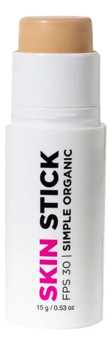 Base de maquiagem em bastão Simple Organic Base com FPS 30 Skin Stick tom 03a - 15g