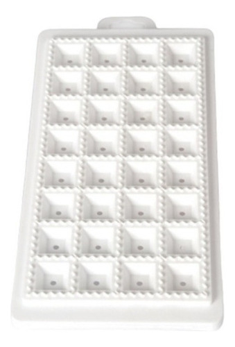 Molde Plástico Para Ravioles 32 Cortes Color Blanco