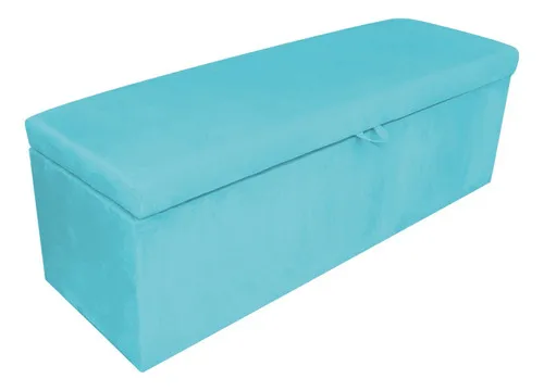 Kit de zapatero rectangular y panel limpio de 160 cm, gamuza, color turquesa
