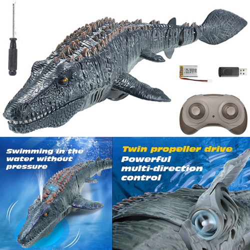 Juguetes De Buceo Mosasaurus Barco Teledirigido, Juguetes De