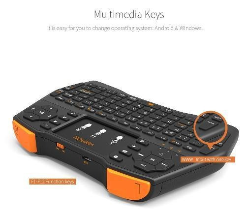 Kit de teclado y mouse inalámbrico Viboton I8 Plus