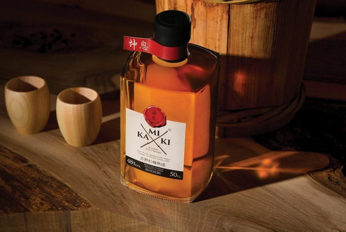 Whisky Japones Kamiki Malt Blended 500ml En Estuche 48%alc