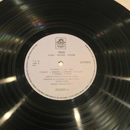 Tosca Opera Completa Com Libreto (2 Lp) Disco De Vinil (Usado)