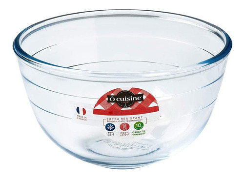 Bowl Mezclador Le Cuisine De Vidrio Ensaladera 2 L