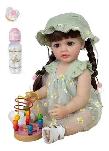 Muñecas de bebé Reborn de cuerpo completo, juguete de silicona