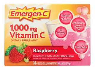 Emergen C Vitamina C Importada 30 Sobres Electrolitos 2021