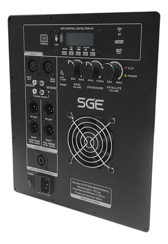 System-680dbamhg Modulo Amplificado Audio - Sge17278