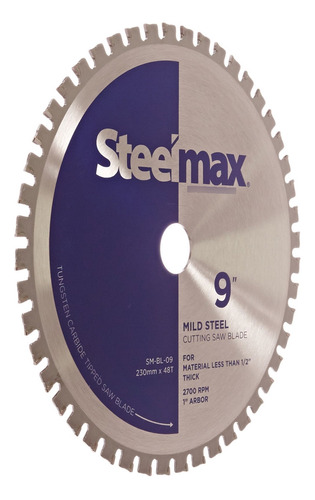 Steelmax 9  Tct  cuchilla Para Acero
