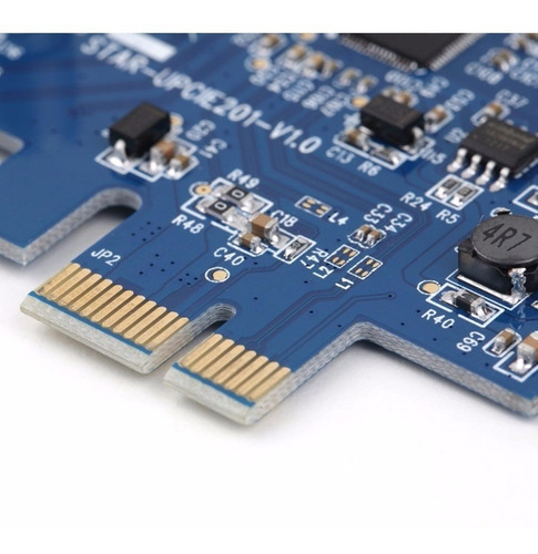 Tarjeta Pci Expres De 4 Puertos Usb 3.0 + Velocidad 5gbps