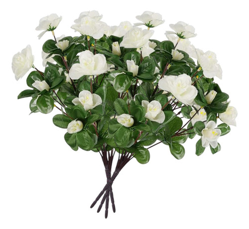 4 Paquetes Flores Artificiales Falsas Decorativas Flower
